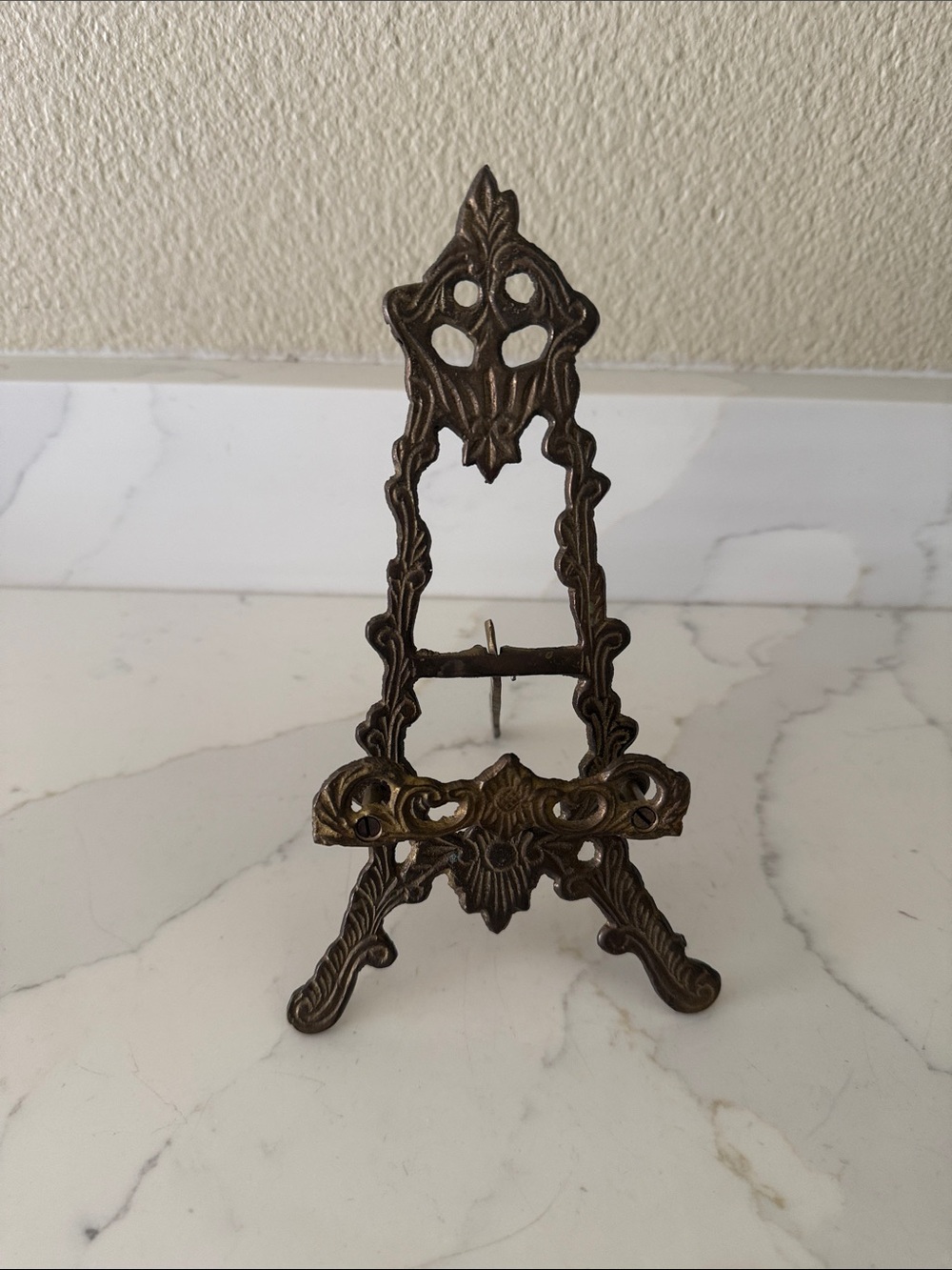 Vintage Brass Easel Stand